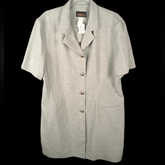 Vintage Virgo II NWT size XL sage green blazer - Picture 1 of 5
